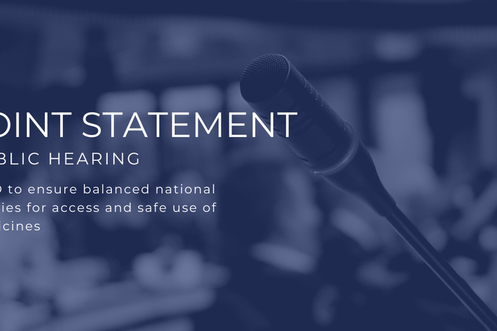 Joint statement on access and safe use of medicines